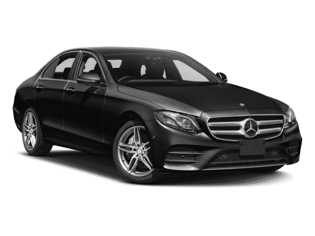 Mercedes Benz E with chauffeur in London